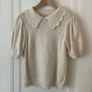 Cream Sweater, Size Small